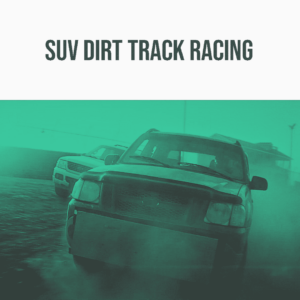 Discover the "SUV Dirt Track Racing" sound effects library on Sonniss, featuring dynamic off-road SFX in a green-tinted scene.