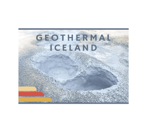 Image of an Icelandic geothermal area with two steaming holes from a sound effects library on Sonniss.