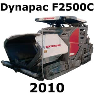 Image of sound effects library showcasing the V8 engine of a 2010 Dynapac F2500C asphalt paver in pristine detail.