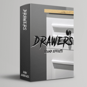 SFX library "Drawers" image on Sonniss features a white drawer, perfect for raw ambience sound effects collection.
