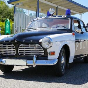 Volvo 122 Amazon 1970 Police Car cover art