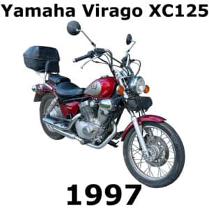 Image of a 1997 Yamaha Virago XC125 motorcycle in a sound effects library on Sonniss. Perfect for detailed engine SFX needs.