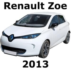 Discover the "White Renault Zoe 2013 electric car" in our sound effects library, showcasing realistic automotive SFX.