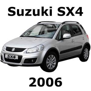 An SFX library image of a silver 2006 Suzuki SX4, perfect for realistic car sound effects in your audio projects on Sonniss.