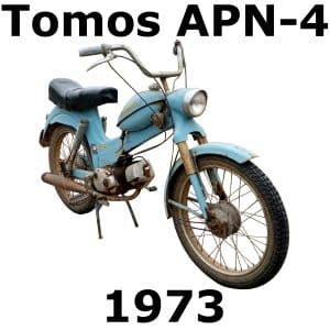 A vintage 1973 Tomos APN-4 moped for sfx library, perfect for rusty motorbike sound effects on Sonniss.
