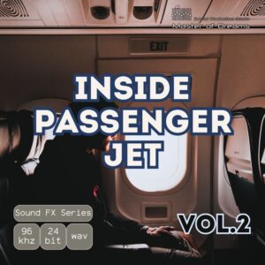 A person sits in an Inside Passenger Jet Vol.2 seat looking out the window.