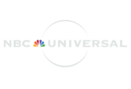 NBC Universal logo - Chooses our sound effects for diverse broadcasting and production needs.